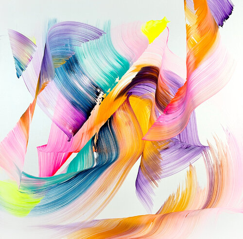 While the sun goes down di Nikolaos Schizas, Pittura in vendita su Singulart