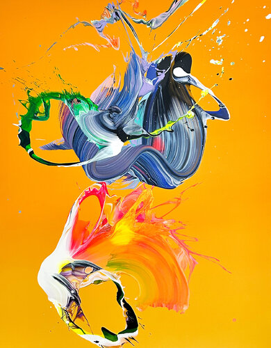 Vibrant Whirlwind von Nikolaos Schizas, Malerei kaufen auf Singulart