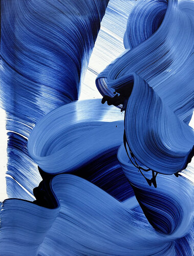 Blue vibe von Nikolaos Schizas, Malerei kaufen auf Singulart