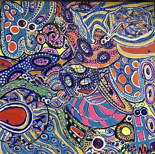 Controlled Chaos di Nina Rassen, Pittura in vendita su Singulart