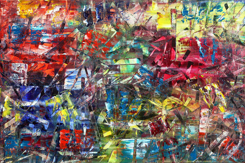 Break It Down For Me van Preston M. Smith (Pms), Schilderij te koop op Singulart