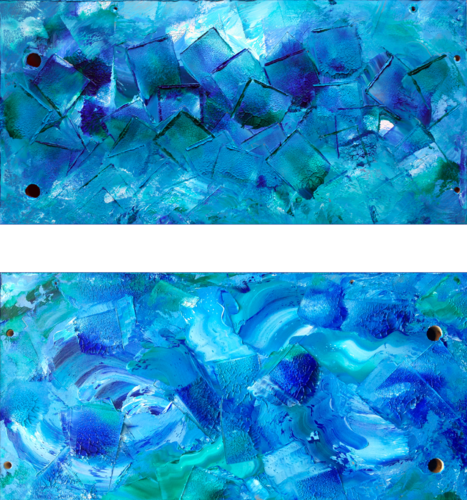 Tsunami Before and After di Preston M. Smith (Pms), Pittura in vendita su Singulart