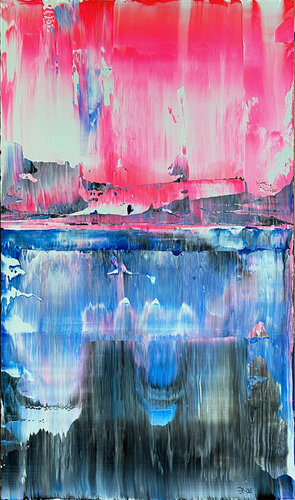From The Ice Age To The Pink Age van Preston M. Smith (Pms), Schilderij te koop op Singulart