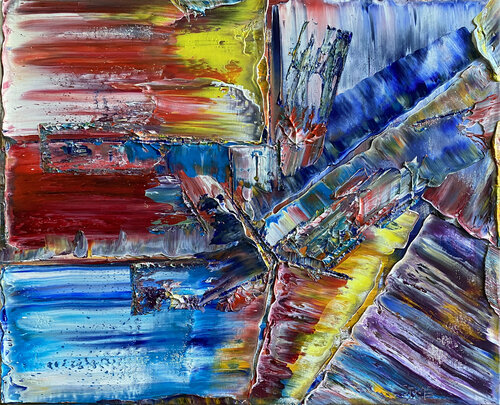 Breaking The Pattern van Preston M. Smith (Pms), Schilderij te koop op Singulart