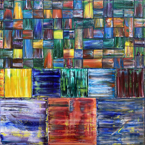Get Some Structure In Your Life par Preston M. Smith (Pms), Peinture en vente sur Singulart