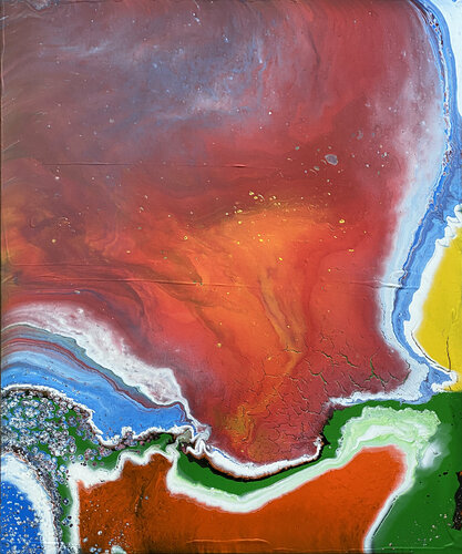 The First Cracks In The Cosmos di Preston M. Smith (Pms), Pittura in vendita su Singulart