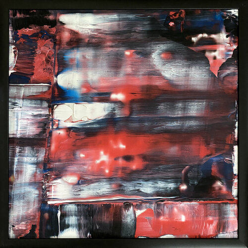 What's Black and White and Red All Over? van Preston M. Smith (Pms), Schilderij te koop op Singulart