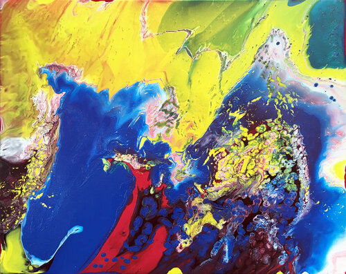 Trouble Brewing van Preston M. Smith (Pms), Schilderij te koop op Singulart