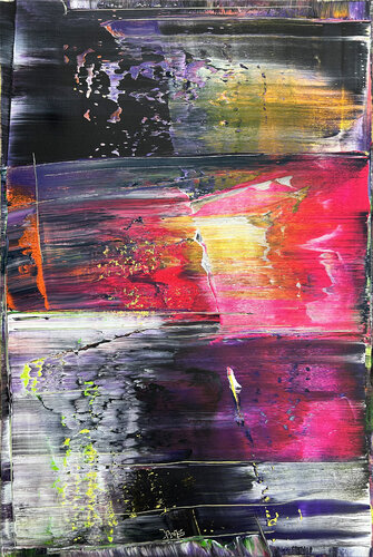 Painting Myself Out Of A Corner par Preston M. Smith (Pms), Peinture en vente sur Singulart