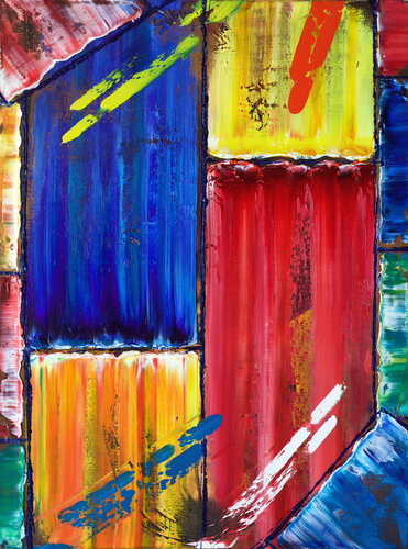 Chipping Away van Preston M. Smith (Pms), Schilderij te koop op Singulart