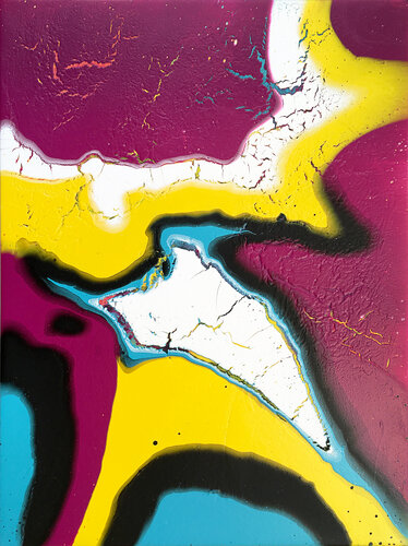 Cracking Under Pressure di Preston M. Smith (Pms), Pittura in vendita su Singulart
