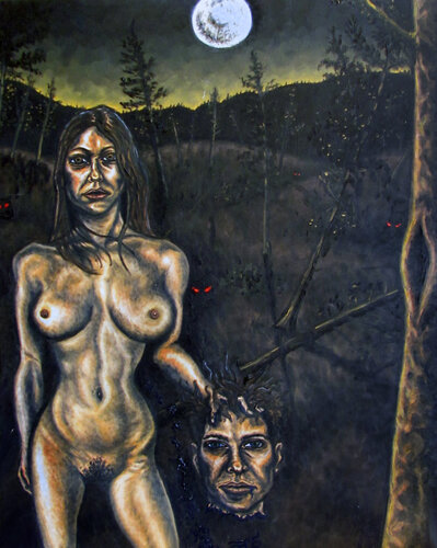 Surrounded By Wolves di Preston M. Smith (Pms), Pittura in vendita su Singulart