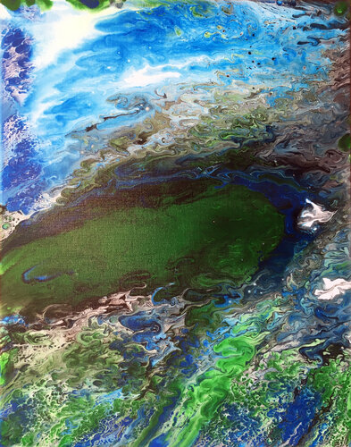 Atmospheric River di Preston M. Smith (Pms), Pittura in vendita su Singulart