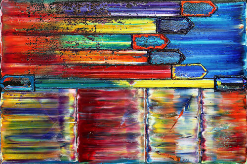 Passing Me By de Preston M. Smith (Pms), Pintura a la venta en Singulart