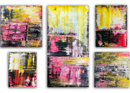 A Motley Crew van Preston M. Smith (Pms), Schilderij te koop op Singulart