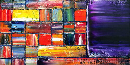 Outside The Box di Preston M. Smith (Pms), Pittura in vendita su Singulart