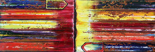 All Roads Lead Here di Preston M. Smith (Pms), Pittura in vendita su Singulart