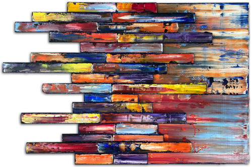 Stacking Up di Preston M. Smith (Pms), Pittura in vendita su Singulart