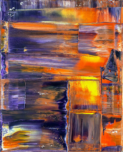Presence And Purple van Preston M. Smith (Pms), Schilderij te koop op Singulart