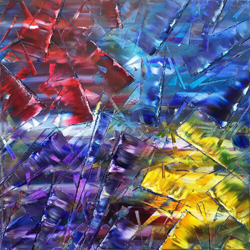 Ships In The Storm di Preston M. Smith (Pms), Pittura in vendita su Singulart