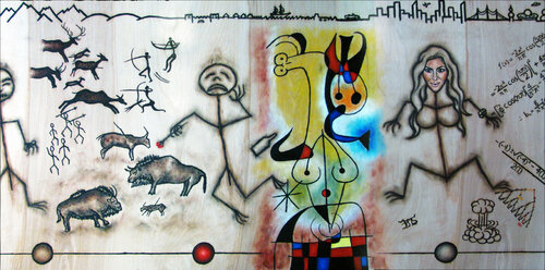 It's Evolution Baby van Preston M. Smith (Pms), Schilderij te koop op Singulart