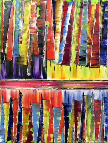 Play My Keys van Preston M. Smith (Pms), Schilderij te koop op Singulart