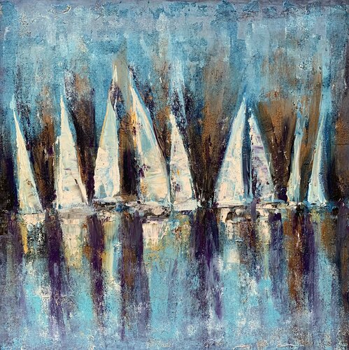 Regatta de Olya Jonas, Pintura a la venta en Singulart