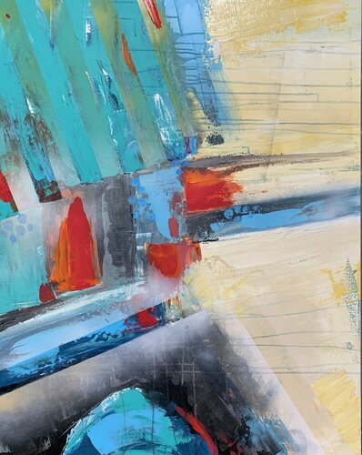 Spaces 2 de Olya Jonas, Pintura a la venta en Singulart