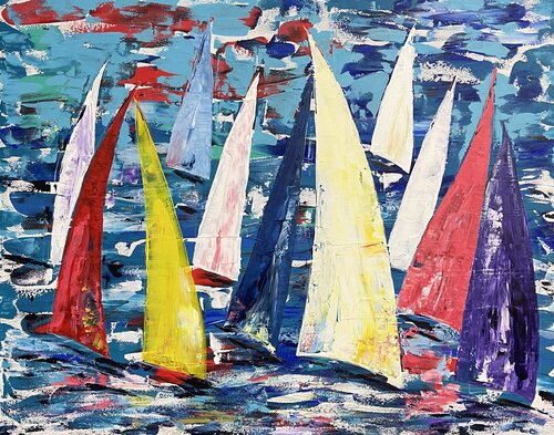 Sailing 287 de Olya Jonas, Pintura a la venta en Singulart