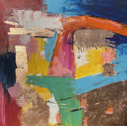 Rainbow man de Olya Jonas, Pintura a la venta en Singulart
