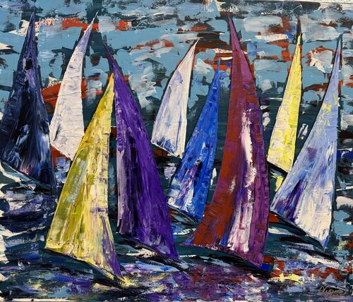 Sailing 782 de Olya Jonas, Pintura a la venta en Singulart