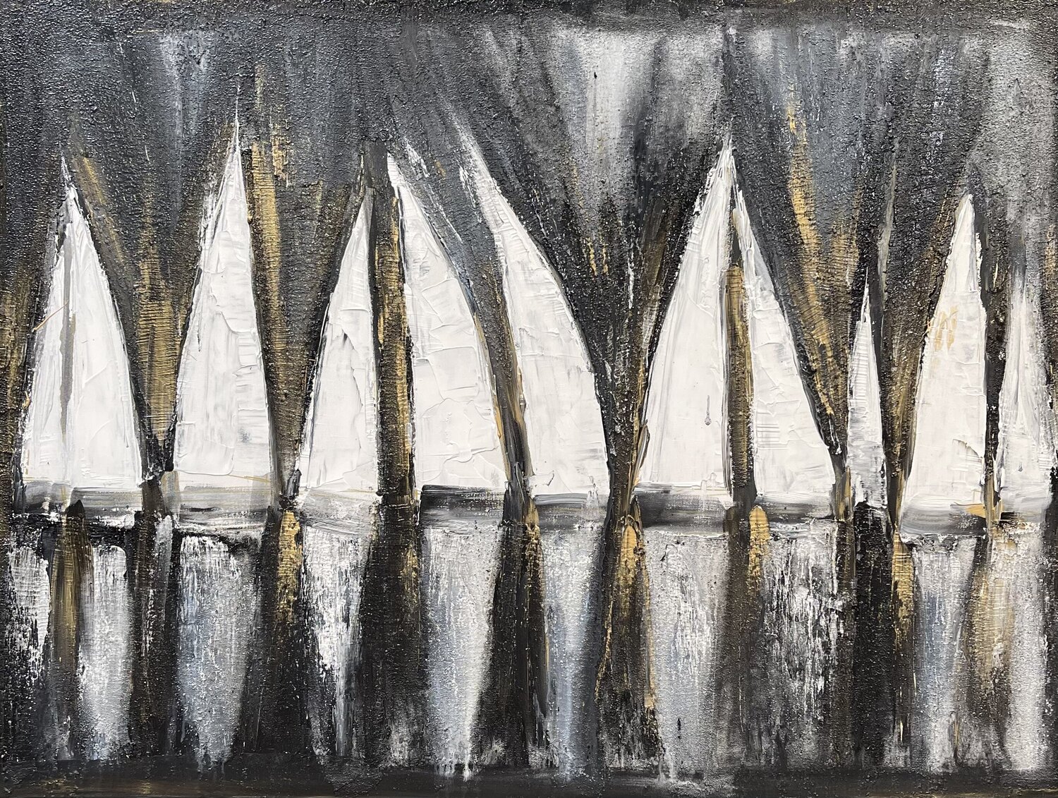 Sailing / Segelschiffe 523 Olya Jonas Original painting for sale