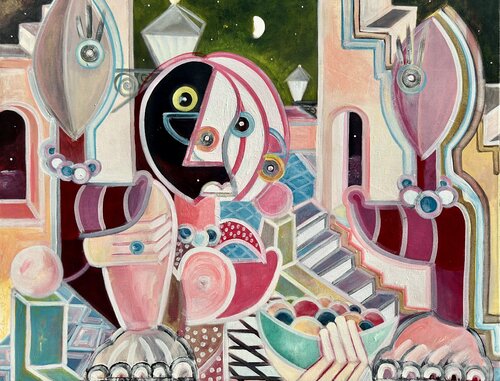 Woman at the Fontain Alessandro Cardamone