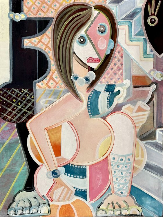 Donna in attesa Code : AC0013GD  -  CHINA EDITION DIGITAL  LIMITED SIGNED Alessandro Cardamone