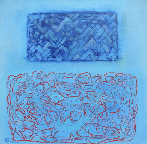 TWO by Nartana Thomas Holzweiler, Painting for Sale on Singulart