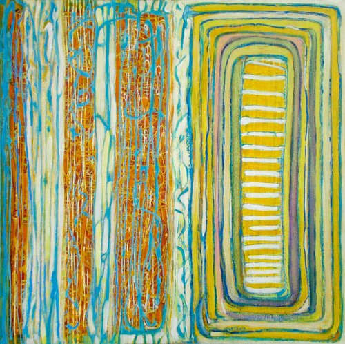 Untitled square von Nartana Thomas Holzweiler, Malerei kaufen auf Singulart