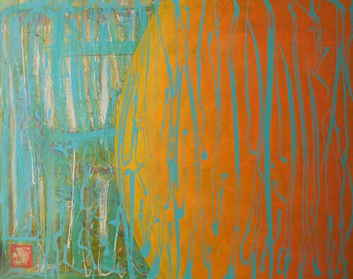 suggestive lines par Nartana Thomas Holzweiler, Peinture en vente sur Singulart