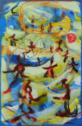 distancing von Nartana Thomas Holzweiler, Werk auf Papier kaufen auf Singulart