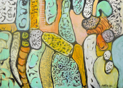 Living Pebbles by Nartana Thomas Holzweiler, Work on Paper for Sale on Singulart