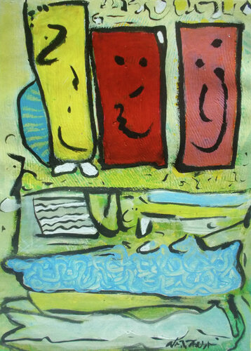 mischievous by Nartana Thomas Holzweiler, Work on Paper for Sale on Singulart