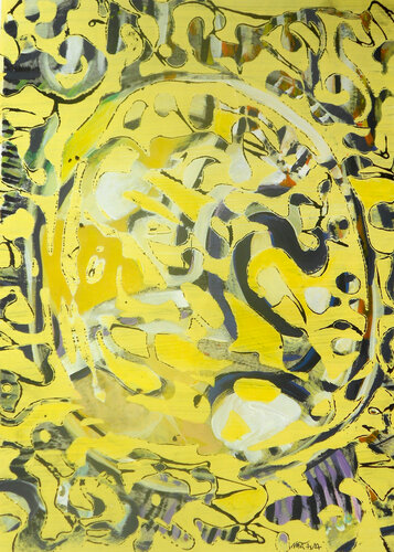 yellow dream di Nartana Thomas Holzweiler, Opera su carta in vendita su Singulart