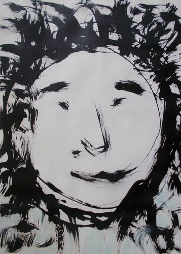 portrait by Nartana Thomas Holzweiler, Work on Paper for Sale on Singulart