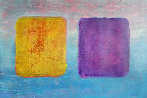 yellow and purple Nartana Thomas Holzweiler