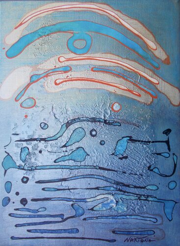 siver lining by Nartana Thomas Holzweiler, Painting for Sale on Singulart
