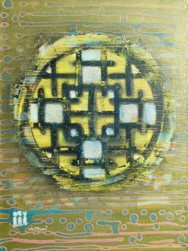 golden past van Nartana Thomas Holzweiler, Schilderij te koop op Singulart