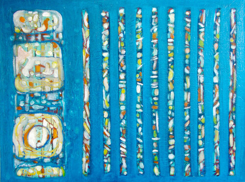 sharing the space von Nartana Thomas Holzweiler, Malerei kaufen auf Singulart