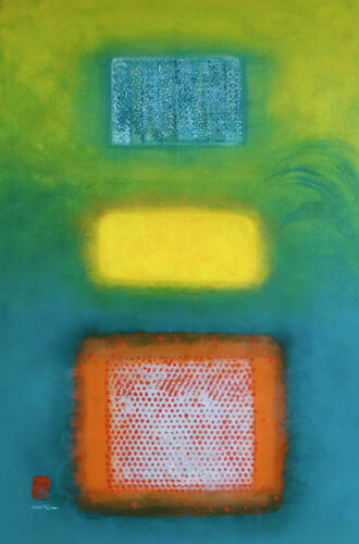 AI without the A #2 aka "rough magic' par Nartana Thomas Holzweiler, Peinture en vente sur Singulart