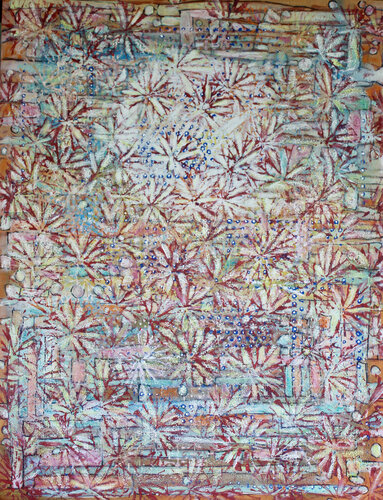 Flower Moon par Nartana Thomas Holzweiler, Peinture en vente sur Singulart