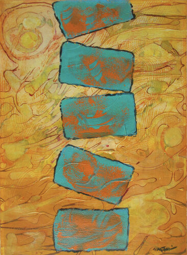 Five par Nartana Thomas Holzweiler, Œuvre sur papier en vente sur Singulart