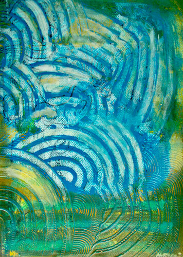 Nam Tok (waterfall) by Nartana Thomas Holzweiler, Work on Paper for Sale on Singulart